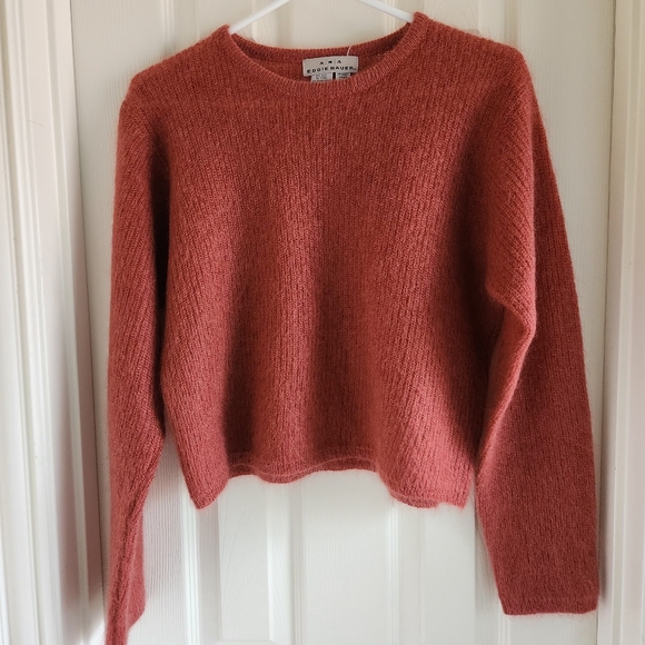 Eddie Bauer AKA Womens Mohair Wool Blend Cropped Sweater Size M - Picture 1 of 5
